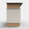 5' Sales Counter With Curved Back - Image 5