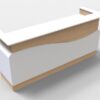 7' Sales Counter With Curved Back - Image 3