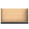 4 SIDED ISLAND SLATWALL DISPLAY 96" X 52" X 31.75" - Image 4