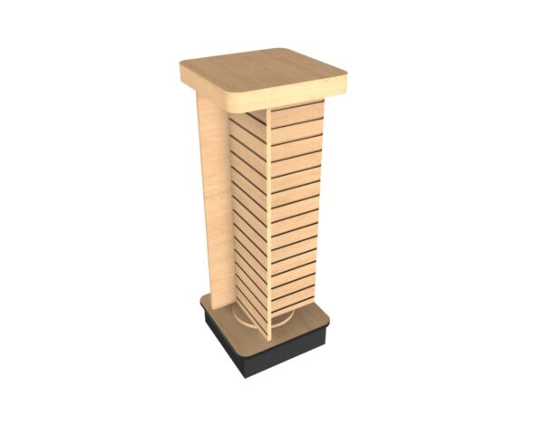 Slatwall Spinner with Canopy 2' x 5' x 2'