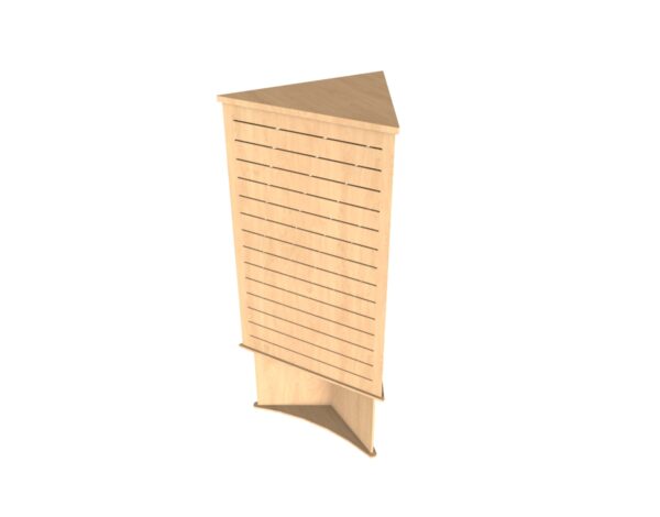 3 Sided Slatwall Tower 3' x 5' x 3'