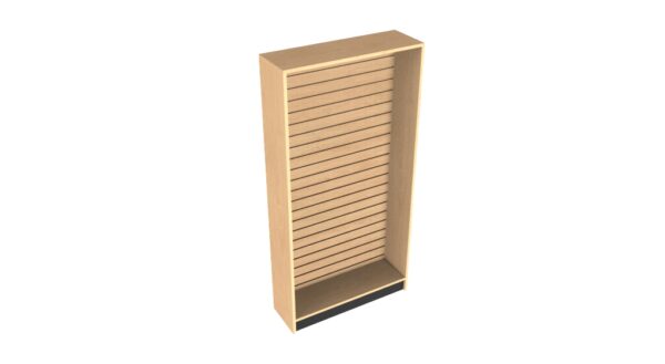 1 Sided Slatwall Unit 3' x 6' x 1'