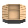 8 Sided Slatwall Table 4' x 3' x 4' - Image 3