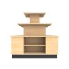 Retail Table with Storage 4' x 4' x 4' - Image 2